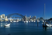 Australia, New South Wales, Architecture, arch, arches, archway, archways, Sydney, Sydney Harbour, Sydney Harbor, Sydney Harbour Bridge, Sydney Harbor Bridge, harbour bridge, bridge, bridges, boat, boats, boating, moored, moored boat, moored boats, yacht, yachts, yachting, moored yacht, moored yachts, FF25,