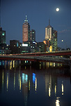 Australia, Vic, Victoria, Melbourne, Yarra, Yarra River, River, Rivers, night, nights, evening, evenings, moon, moons, the moon, FF25,