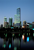 Australia, Vic, Victoria, Melbourne, Yarra, Yarra River, River, Rivers, night, nights, evening, evenings, skyscraper, skyscrapers, highrise, highrise building, highrise buildings, FF25,