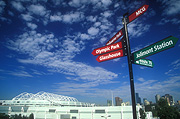 Australia, vic, victoria, sport, melbourne, stadium, stadiums, melbourne tennis centre, melbourne international tennis centre, tennis, sign, signs, signpost, signposts, FF25,