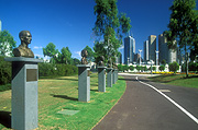 Australia, vic, victoria, sport, melbourne, stadium, stadiums, melbourne tennis centre, melbourne international tennis centre, tennis, statue, statues, road, roads, sealed, sealed road, sealed roads, park, parks, FF25,