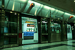 Transport, transportation, vehicle, vehicles, railway, railways, station, stations, railway station, railway stations, train, trains, train station, train stations, singapore, mrt, marina bay, platform, platforms, FF25,