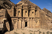 Jordan, Middle East, Middle Eastern country, Middle Eastern Countries, Petra, monastery, monasteries, architecture, religion, religious, religious building, religious buildings, pillar, pillars, column, columns, desert, deserts, window, windows.