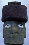 Easter Island, Chile, Latin America, Monolith, Monoliths, Ceremonial, Ceremonial site, Ceremonial sites, shrine, shrines, ceremonial shrine, ceremonial shrines, Historic site, Historic sites, megalithic, eye, eyes, moais, sentinel, sentinels, rano raraku, riku.