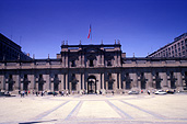 Chile, santiago, palacio de la moneda, palace, palaces, architecture, flag, flags.