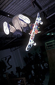 Sport pictures, Sports, skateboard, skateboards, skateboarding, skateboard rider, skateboard riders, teenager, teenagers, adolescent, adolescents, male, males, teenage boy, teenage boys, indoors, rink, rinks.