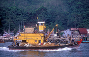 Asia, Asian, Southeast Asia, South East Asian, SE Asia, malaysia, boat, boats, boating, fishermen, fisherman, industry, fishing, fishing boat, fishing boats, jungle, jungles, fishing net, fishing nets, people, man, men, male, males.