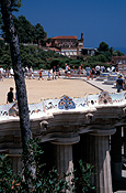 Europe, spain, barcelona, mosaic, mosaics, tile, tiles, tiling, mosaic tile, mosaic tiles, guell park, park guell, guell, josep maria jujol, jujol, FF25,