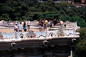 Europe, spain, barcelona, mosaic, mosaics, tile, tiles, tiling, mosaic tile, mosaic tiles, guell park, park guell, guell, josep maria jujol, jujol, FF25,