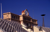 Spain, Barcelona, stadium, stadiums, arena, arenas, sports arena, sports arenas, sports stadium, sports stadiums, Sport pictures, Sports, Olympics, Olympic stadium, olympic stadiums, sports ground, sports grounds, clock, clocks, FF25,