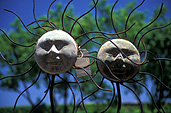 America, usa, united states, united states of america, napa, napa valley, sculpture, sculptures, metal, sun, face, faces, FF25,