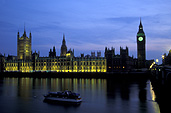 Europe, Western Europe, UK, Britain, British Isles, England, United Kingdom, Great Britain, London, parliament, Houses of Parliament, Parliament House, Parliament houses, river, rivers, Thames, Thames River, river thames, clock, clocks, night, nights, evening, evenings, FF25,