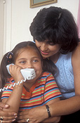 Family, Families, people, child, Children, mother, mothers, parent, parents, mother and child, mothers and children, telephone, telephones, communication, communicate, communicates, communicating, phone, phones, hug, hugs, cuddle, cuddles, embrace, embraces, embracing, Australia, Sport pictures, Sports, balloon images, hot air balloons