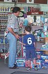 Family, families, father, fathers, parent, parents, people, child, children, sons, sons, father and son, father and sons, fathers and sons, shop, shops, shopping, chemist, chemists, chemist shop, chemist shops, pharmacy, pharmacies, pharmacy shop, pharmacy shops, toiletries.