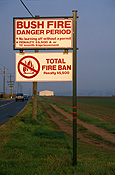 Australia, New South Wales, power, power line, power lines, power supply, electricity, fire ban, fire bans, fire, fires, bushfire, bushfires, sign, signs, road, roads, sealed, sealed road, sealed roads, circle, circles, circular.