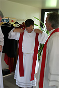Religion, religions, religious, religious building, religious buildings, catholic, catholics, catholic religion, roman catholic, roman catholics, roman catholic church, roman catholicism, christianity, christian, christians, faith, spirituality, worship, worships, worshipping, people, man, men, male, males, pastor, pastors, rite of blessing, catholic church, catholic churches, interior, interiors, parish, parishes, mass of ordination, ordination, ordinate, ordinates, consecrate, consecrates, consecrating, MM49,
