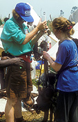 Africa, African, Africans, Civil War, Civil Wars, Rwanda, Rwandan, Rwandan Civil War, Rwandan Refugee Camp, Rwandan Refugee Camps, Refugee Camp, Refugee Camps, Refugee, Refugees, people, child, children, weigh, weighs, weighing, scales, orphan, orphans, orphaned, JRH24,