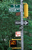 USA, America, United States, United States of America, New York, New York city, sign, signs, signpost, signposts, fifth avenue, 5th avenue, FF25,