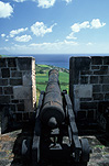 Caribbean, Caribbean Islands, Saint Kitts, St Kitts, Brimstone Hill, Brimstone Hill Fortress, Fort, Forts, Fortress, Fortresses, hill, hills, green hill, green hills, coast, coasts, coastline, coastlines, canon, canons, cannon, cannons, Gun, guns, weapon, weapons, weaponry, artillery, military, war, FF25,