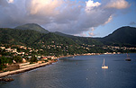 Caribbean, caribbean islands, Dominica, Roseau, coast, coasts, coastline, coastlines, mountain, mountains, mountain range, mountain ranges, FF25,