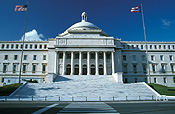 Caribbean, Caribbean Islands, puerto rico, san juan, architecture, capitol, capitol building, el capitolio, flag, flags, american, american flag, american flags, flagpole, flagpoles, FF25,