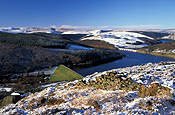 England, britain, great britain, united kingdom, uk, reservoir, reservoirs, water storage, ladybower reservoir, peak district, peak, peak district np, peak district national parks, national park, national parks, derbyshire, dam, dams, winter, snow, snow scene, snow scenes, FF25,
