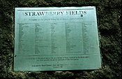 USA, America, United States, United States of America, New York, New York city, city, cities, memorial, memorials, monument, monuments, central park, park, parks, the beetles, singer, singers, entertainer, entertainers, strawberry fields, sign, signs, john lennon, paul macartney, ringo star, george harrison, FF25,