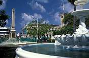 Caribbean, caribbean islands, the caribbean, barbados, bridgetown, national heroes square, fountain, fountains, FF25,