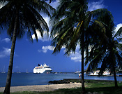 Caribbean, the caribbean, carribean islands, martinique, port de france, transport, transportation, vehicle, vehicles, ship, ships, shipping, vessel, vessels, beach, beaches, palm, palms, palm tree, palm trees, cruise, cruise ship, cruise ships, liner, liners, cruise liner, cruise liners, tree, trees, FF25,