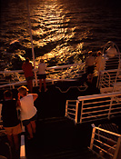 Transport, transportation, vehicle, vehicles, ship, ships, shipping, vessel, vessels, people, outdoors, sunset, sunsets, sunrises and sunsets, stern, cruise ship, cruise ships, liner, liners, cruise liner, cruise liners, caribbean, the caribbean, FF25,
