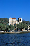 Greece, Europe, Southern Aegean, Southern Aegean region, pelion, church, churches, religious building, religious buildings, milina, milina church, water.