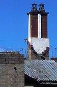 Australia, New South Wales, sydney, house, houses, housing, terrace, terraces, terrace house, terrace houses, roof, roofs, rooves, corrugated, iron, corrugated iron, chimney, chimneys.