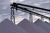 Industry, industrial, mining, salt, salt industry, grassmere, dominion salt company, NZ, New zealand, salt mining, salt pile, salt piles, pile, piles.