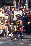 Australia, Anzac, Anzacs, Anzac Day, Anzac Days, crowd, crowds, parade, parades, Anzac Day parade, Anzac Day parades, digger, diggers, Australian digger, Australian diggers, people, child, children, Anzac Day 2003, flag, flags, Australian flag, Australian flags, old man, old men, elderly man, elderly men, elderly people, elderly person, elderly person, old people, slouch hat, slouch hats, slouch.