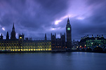 Europe, Western Europe, UK, Britain, British Isles, England, United Kingdom, Great Britain, London, parliament, Houses of Parliament, Parliament House, Parliament houses, river, rivers, Thames, Thames River, clock, clocks, night, nights, evening, evenings.