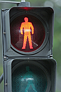 Australia, New South Wales, sydney, pedestrian, pedestrians, signal, signals, traffic signal, traffic signals, traffic light, traffic lights, red,