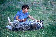 Child, Children, people, female, females, girl, girls, Animal, Animals, people and animals, children and animals, people with animals, children with animals, dog, dogs, pet, pets, domestic animal, domestic animals, heeler, heelers, blue heeler, blue heelers, cattle dog, cattle dogs, cattledog, cattledogs, hug, hugs, hugging, cuddle, cuddles, cuddling, embrace, embraces, embracing, children and animals, people and animals, children with animals, people with animals.