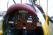 Transport, transportation, vehicle, vehicles, vintage plane, vintage planes, biplane, biplanes, bi-plane, bi-planes, plane, planes, aircraft, aircraft, tiger moth, tiger moths, newcastle, NSW, New South Wales, Australia, aviation, control panel, control panels, cockpit, cockpits, instrument, instruments.