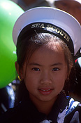 People, child, children, girl, girls, female, females, hat, hats, costume, costumes, celebration, celebrations, festival, festivals, new year, chinese new year, sydney, nsw, new South Wales, australia, portrait, portraits, asian, asians, scout, scouts, sea scout, sea scouts.