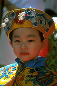 People, child, children, boy, boys, hat, hats, costume, costumes, celebration, celebrations, festival, festivals, new year, chinese new year, sydney, nsw, new South Wales, australia, portrait, portraits, asian, asians.