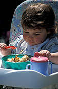 People, child, children, girl, girls, female, females, chair, chairs, high, high chair, high chairs, bowl, bowls, eat, eats, eating, cup, cupts, baby, babies, toddler, toddlers, food, Australia, Sport pictures, Sports, balloon images, hot air balloons