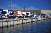 Australia, south australia, sa, adelaide, strike, strikes, truck strike, truck strikes, demonstration, demonstrations, transport, transportation, vehicle, vehicles, transport strike, transport strikes, truck, trucks, large vehicle, large vehicles, port adelaide, sign, signs, water.