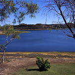 Australia, queensland, qld, lake, lakes, water, moondarra, lake moondarra, tree, trees.