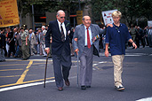 Australia, sydney, Anzac, Anzacs, Anzac Day, Anzac Days, parade, parades, Anzac Day parade, Anzac Day parades, digger, diggers, Australian digger, Australian diggers, people, Anzac Day 2003, old man, old men, elderly man, elderly men, elderly people, elderly person, elderly person, old people, medal, medals.