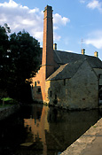 Europe, Western Europe, Britain, British Isles, England, United Kingdom, Great Britain, UK, architecture, Gloucester, Gloucestershire, cotswolds, lower slaughter, mill, mills, chimney, chimneys.