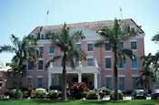 Caribbean, caribbean islands, bahamas, the bahamas, nassau, government, government house, government houses, parliament, palm, palms, palm tree, palm trees.