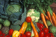 Vegetable, vegetables, mixed, mixed vegetable, mixed vegetables, cabbage, cabbages, cauliflower, cauliflowers, carrot, carrots, artichoke, artichokes, broccoli, chilli, chillies, capsicum, capsicums, rosemary, tomato, tomatoes.