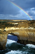 Australia, victoria, VIC, National Park, National Parks, port campbell, port campbell national park, loch ard gorge, australian beaches, vic beaches, victorian beaches, coast, coastal, coastline, coastlines, limestone, limestone cliffs, gorge, gorges, loch ard, rainbow, rainbows, weather.