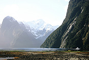 Pacific islands, new zealand, south island, milford sound, mountain, mountains, fiordland, fiordlands.