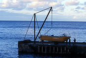 Australia, New South Wales, norfolk island, jetty, jetties, pier, piers, boat, boats, boating, crane, cranes, coast, coasts, coastal.
